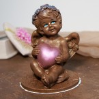 Фигура шоколадная "Ангел с сердцем" 13 см, 308 гр.